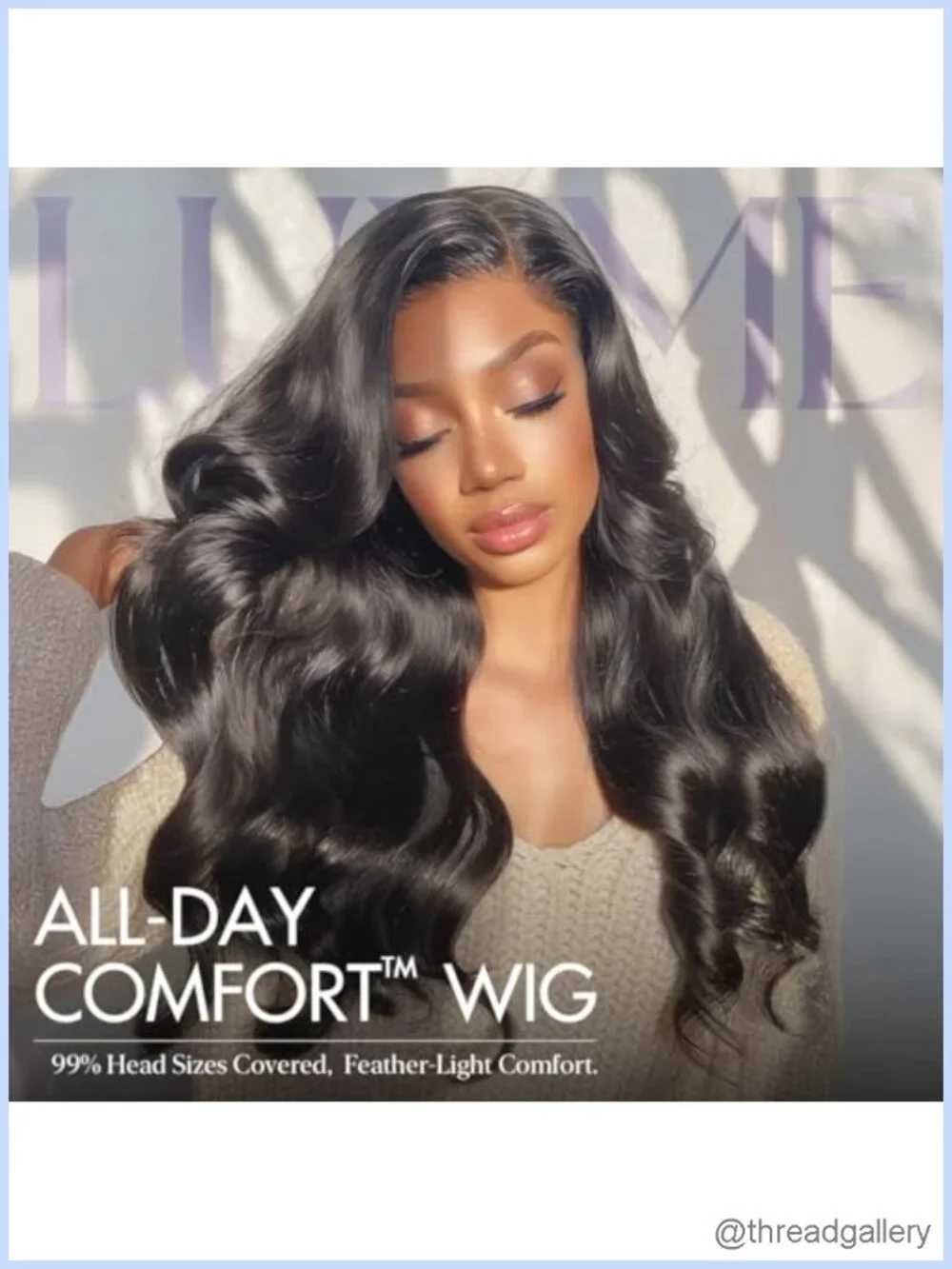 200% Density Real Glueless HD Lace Wig Pre Cut Plucked 7x6 Loose Body Wave